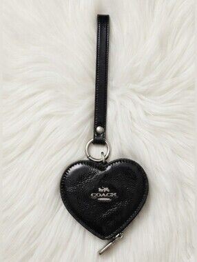 Coach Heart Pouch and Wrist Strap